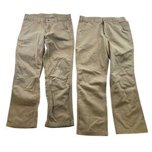 Carhartt Men's Cargo Pants Size 32x30 Relaxed Lot Of Two Workwear Khaki Outdoors